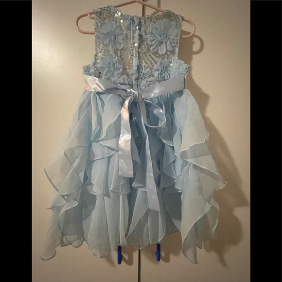 Kids Baby Blue Princess Dress - Picture 2 of 2